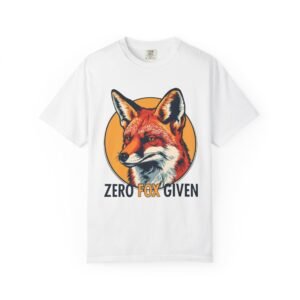 Fox Graphic T-Shirt — "Zero Fox Given" Retro Wildlife Tee