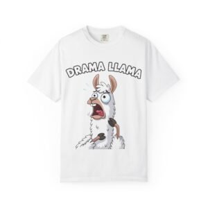 Drama Llama Unisex T-Shirt, Funny Graphic Tee, Gift for Llama Lovers, Quirky Humor T-Shirt, Casual Wear for All Occasions