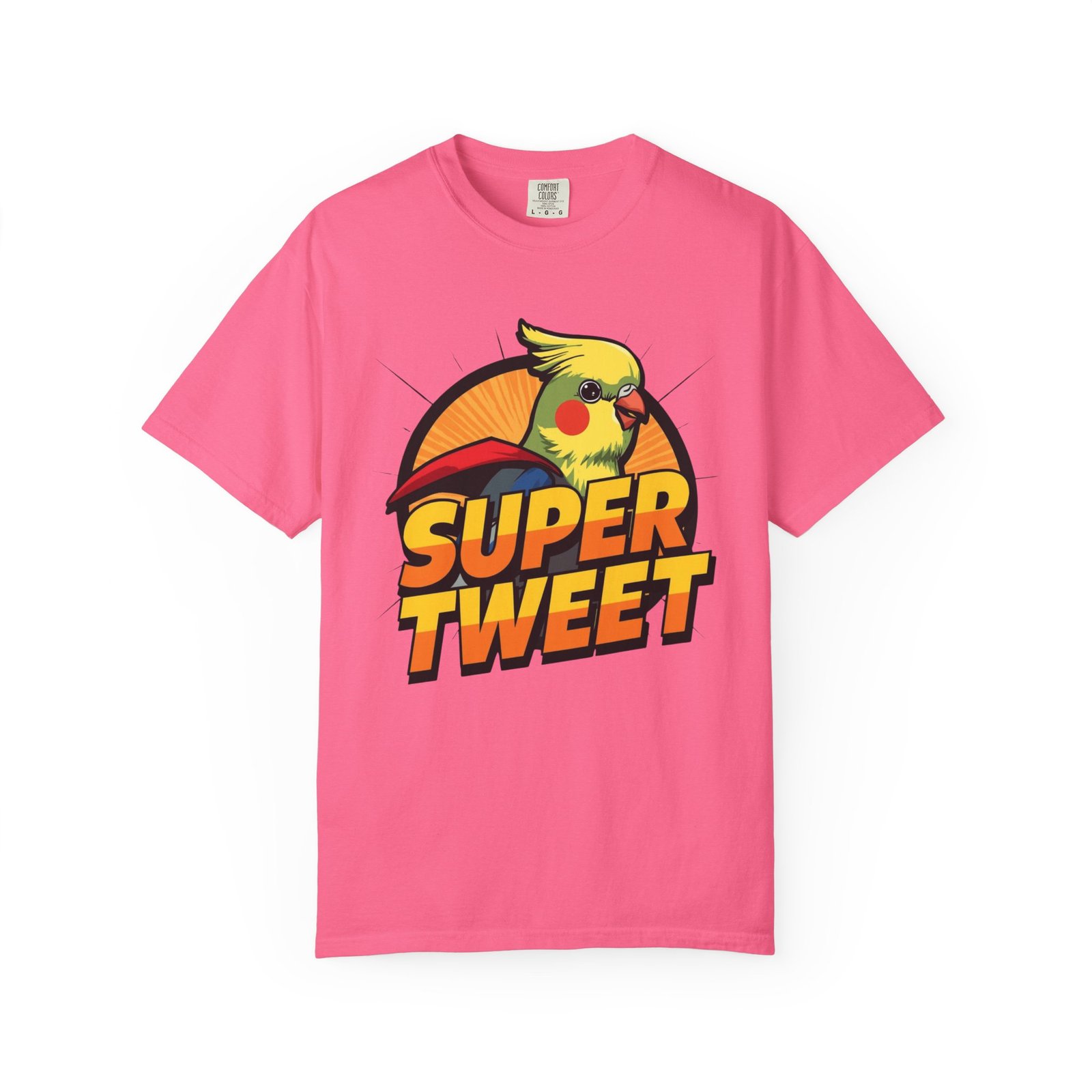 Super Tweet Cockatiel T-Shirt - Image 6