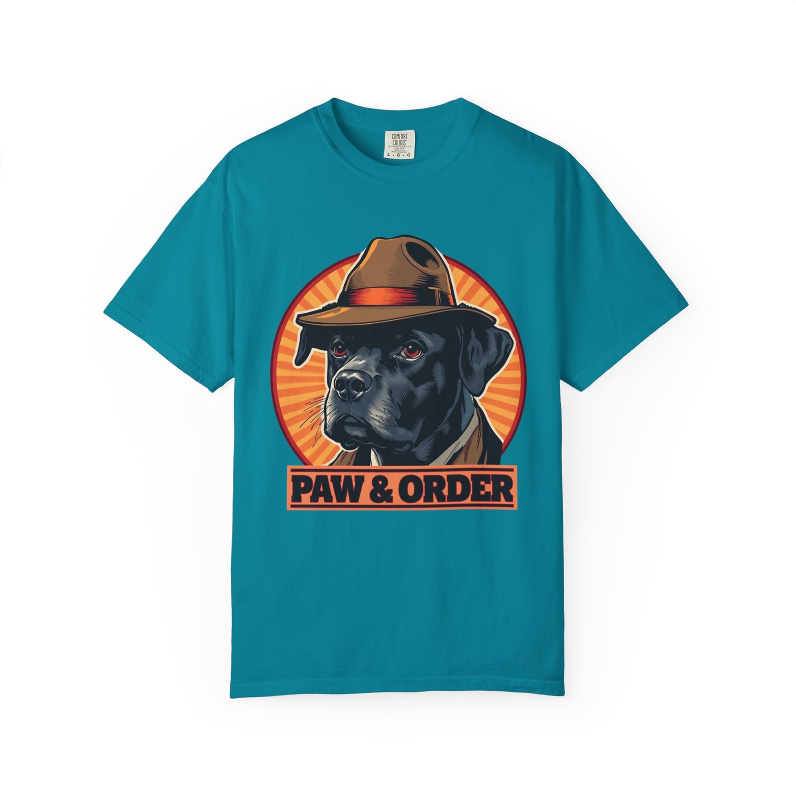 Paw & Order Dog Detective T-Shirt - Image 4