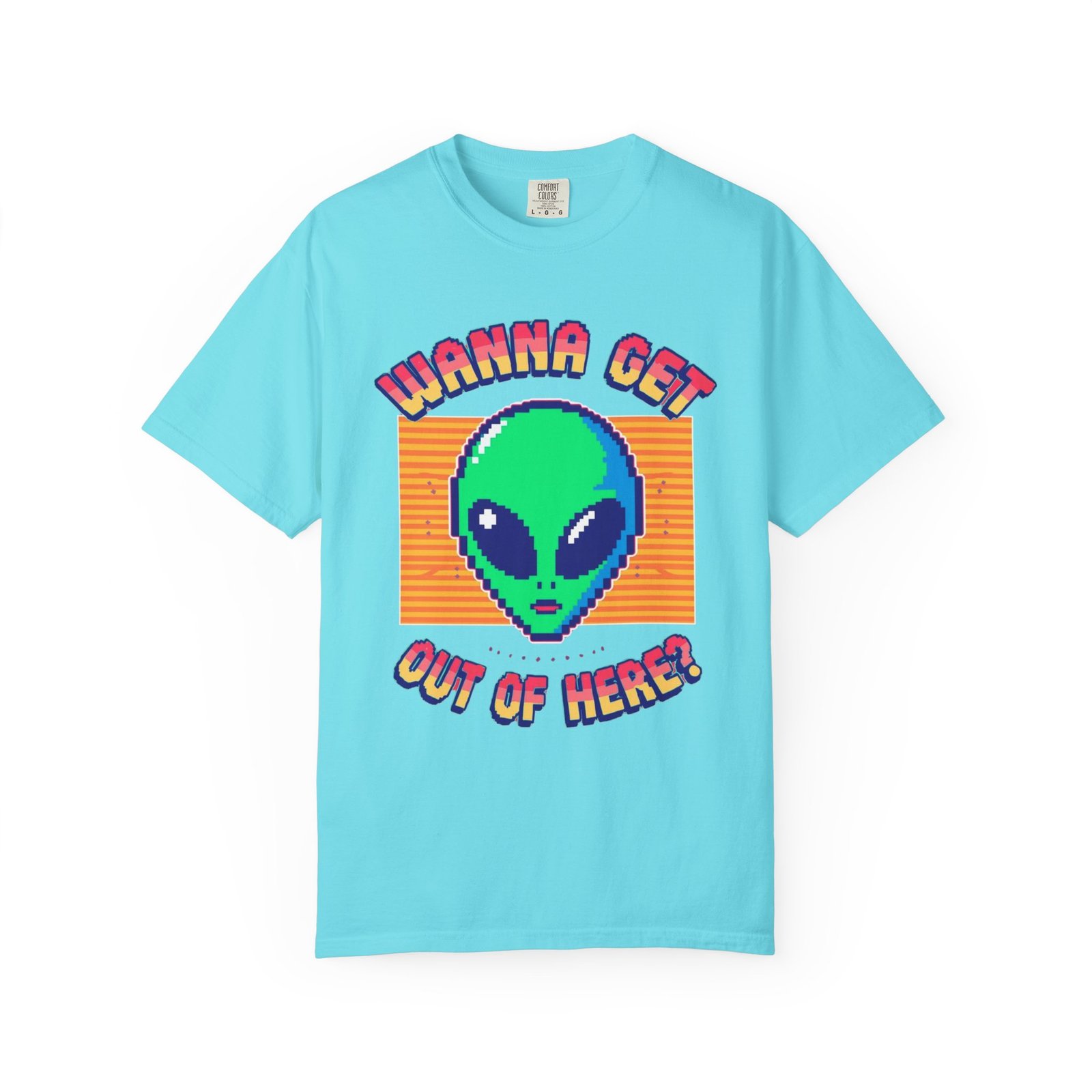 Retro Alien Graphic Tee, Cool T-shirt, Gift for Nerds, Casual Wear, Fun Statement Shirt, Unisex Alien Shirt, Sci-Fi Apparel - Image 8