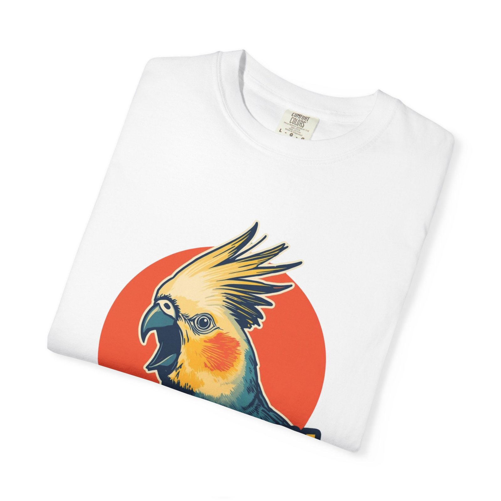 Will Scream for Snacks Cockatiel T-Shirt — Funny Bird Lover Tee - Image 3