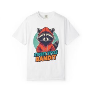 Urban Cool Bandit T-shirt - Unisex Graphic Tee, Streetwear, Animal Lover Gift, Casual Outfit, Trendy Summer Wear