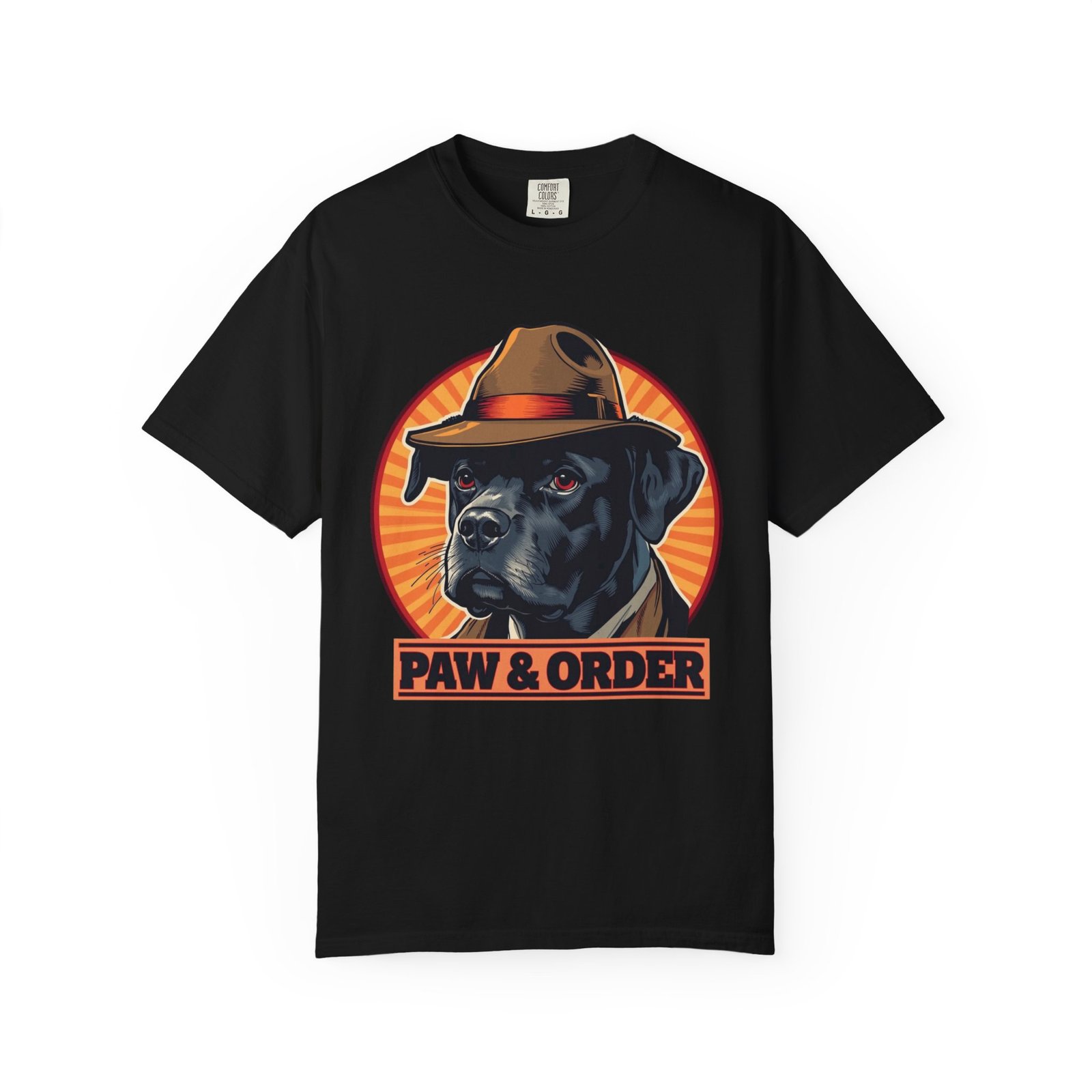 Paw & Order Dog Detective T-Shirt - Image 5