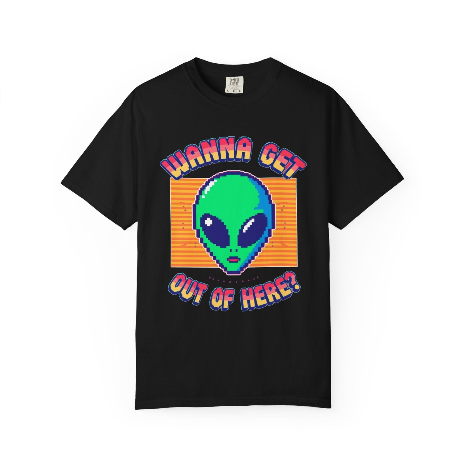 Retro Alien Graphic Tee, Cool T-shirt, Gift for Nerds, Casual Wear, Fun Statement Shirt, Unisex Alien Shirt, Sci-Fi Apparel - Image 10