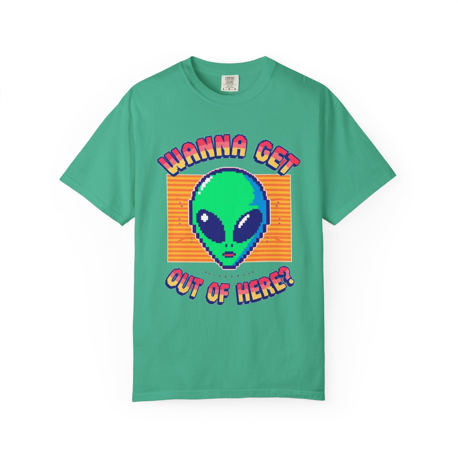 Retro Alien Graphic Tee, Cool T-shirt, Gift for Nerds, Casual Wear, Fun Statement Shirt, Unisex Alien Shirt, Sci-Fi Apparel - Image 5