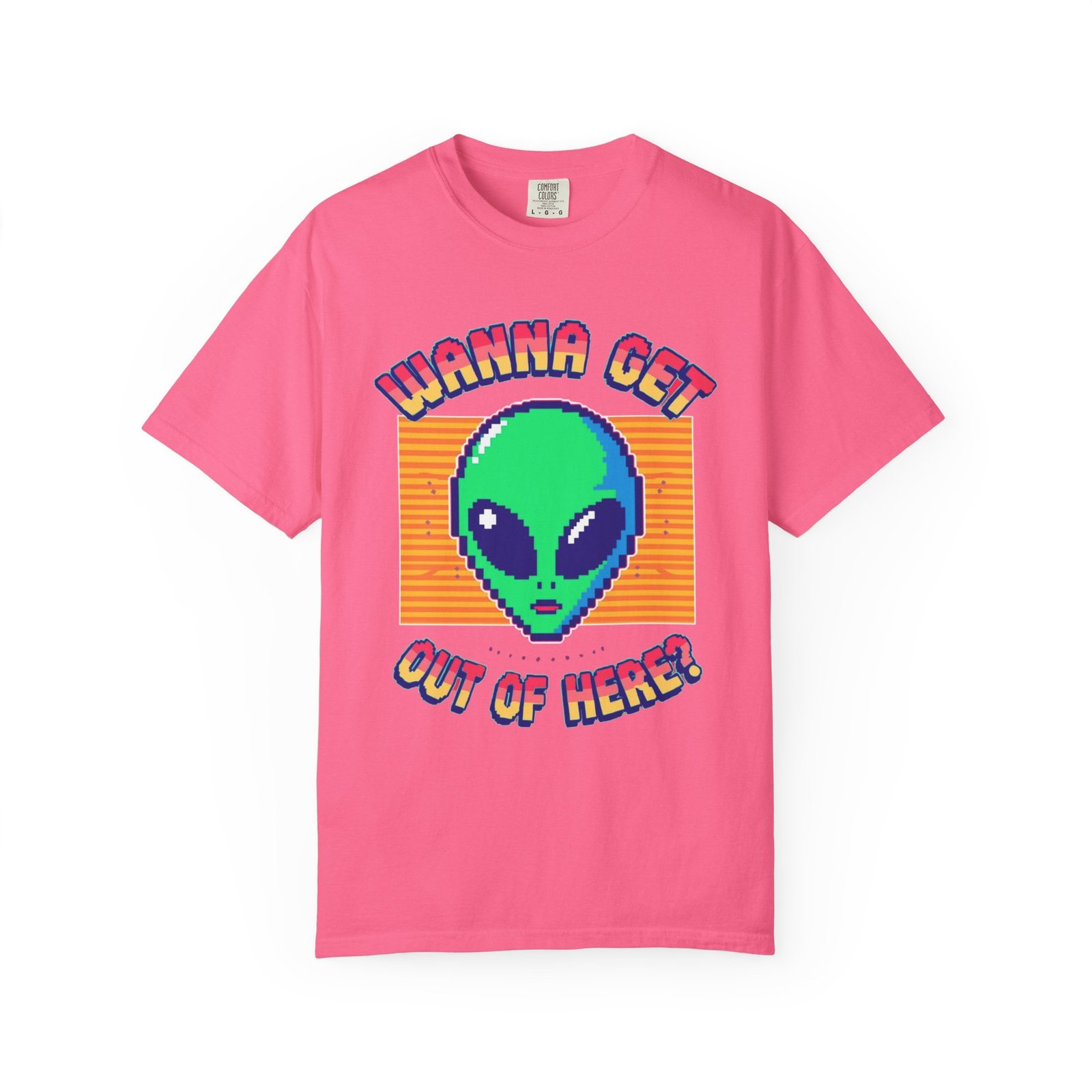 Retro Alien Graphic Tee, Cool T-shirt, Gift for Nerds, Casual Wear, Fun Statement Shirt, Unisex Alien Shirt, Sci-Fi Apparel - Image 11