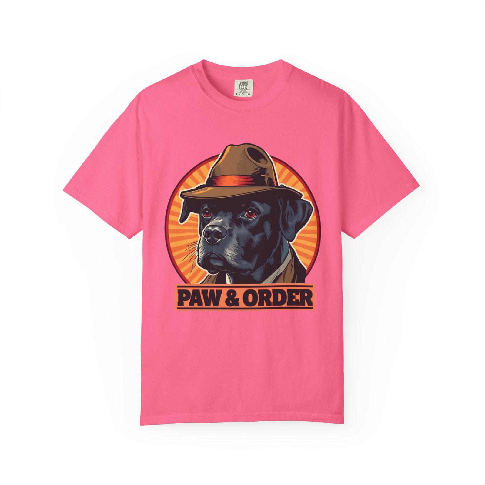 Paw & Order Dog Detective T-Shirt - Image 6