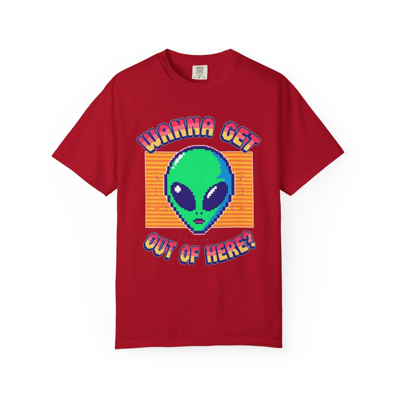 Retro Alien Graphic Tee, Cool T-shirt, Gift for Nerds, Casual Wear, Fun Statement Shirt, Unisex Alien Shirt, Sci-Fi Apparel - Image 12