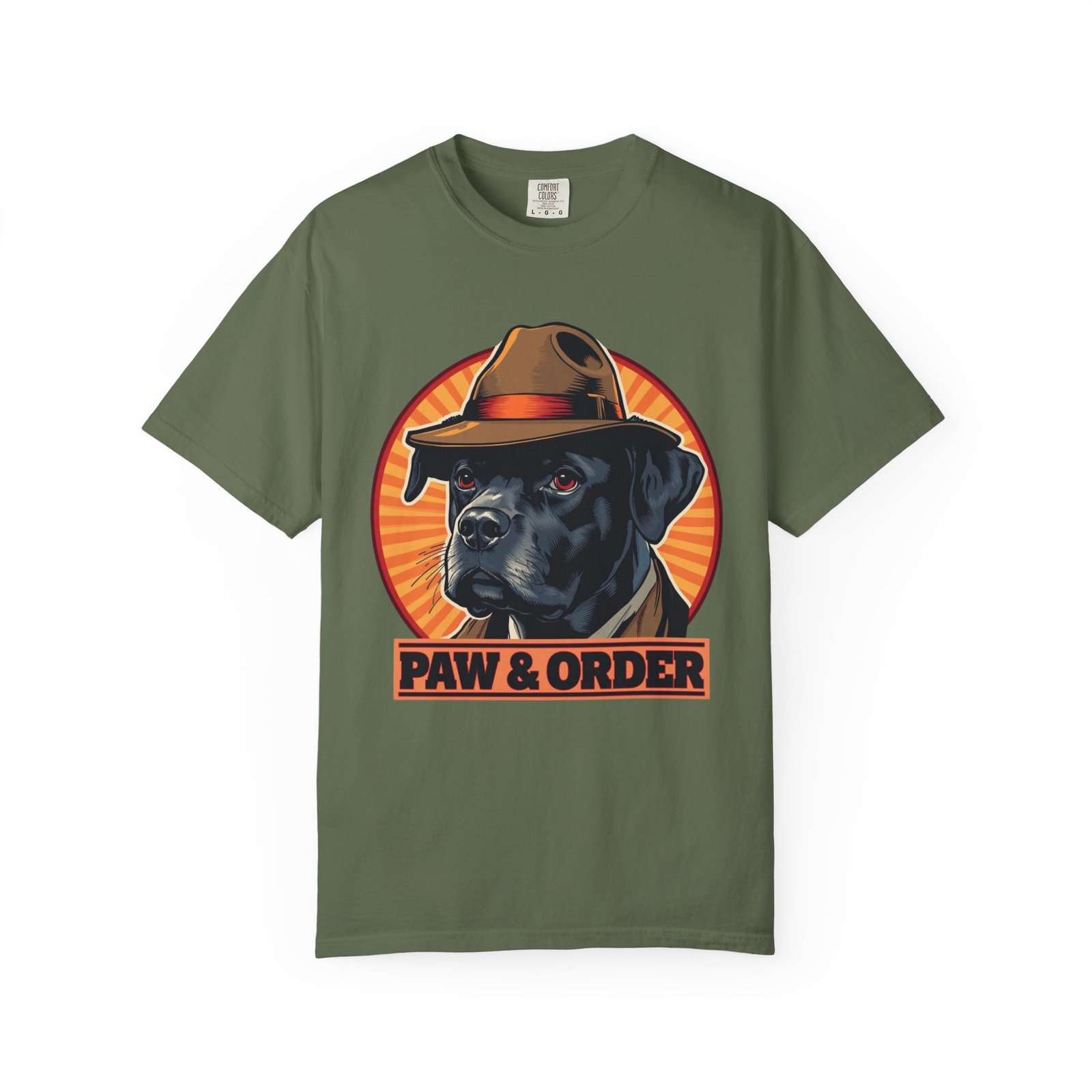 Paw & Order Dog Detective T-Shirt - Image 3
